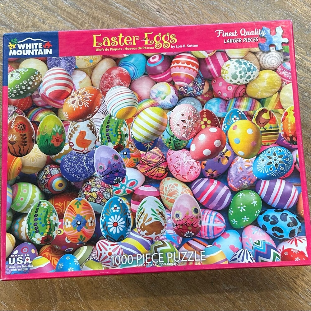 White Mountain “Easter Eggs” 1000-Piece Puzzle